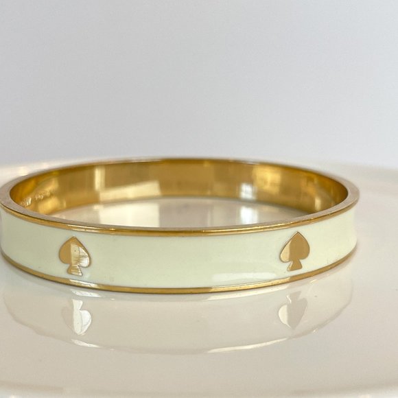 kate spade Jewelry - kate spade Cream and Gold Bracelet